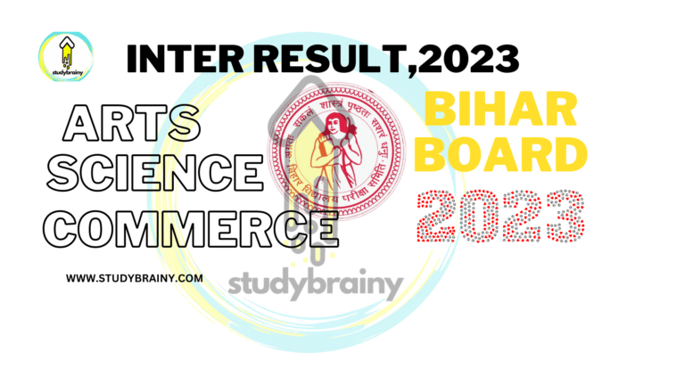 BIHAR BOARD INTER RESULT 2023